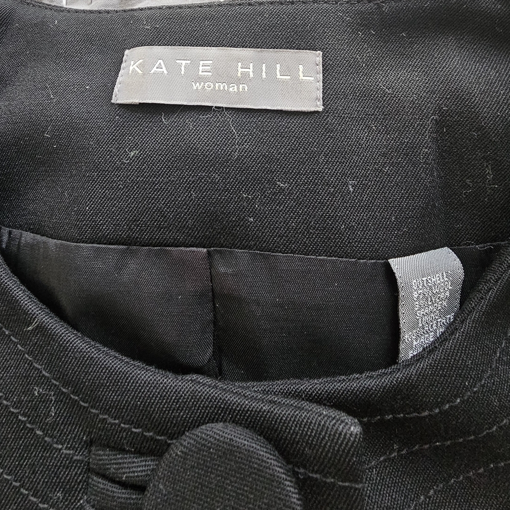 Kate Hill Black Women's Jacket Size 22 - Picture 2 of 7